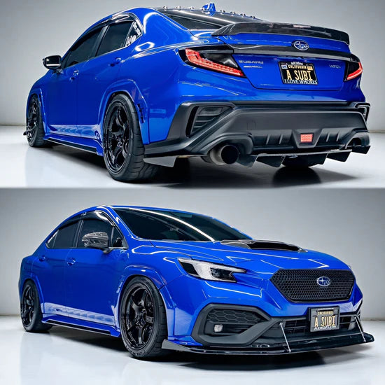 2022 - 2026 Subaru WRX Paint Matched Side Skirts Kogeki - Ceramic White