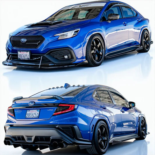 2022-2026 Subaru WRX Paint Matched Fender Flares - World Rally Blue