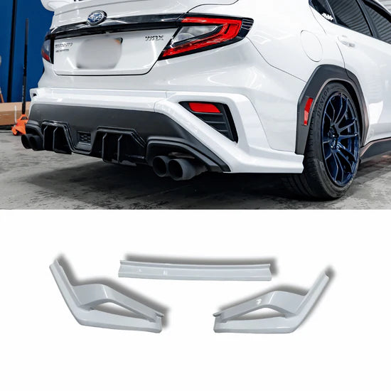 2022-2026 Subaru WRX Paint Matched Rear Bumper Lip - Ceramic White