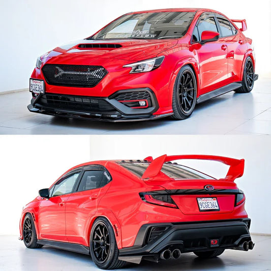2022-2026 Subaru WRX Paint Matched Fender Flares - Ignition Red