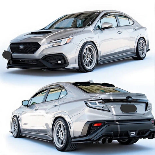 2022-2026 Subaru WRX Paint Matched Fender Flares - Ice Silver Metallic